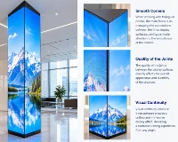 triangle column LED display triangle column LED display